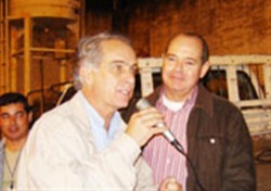 Ex-Secretário de Esportes Marcos Montes e o Deputado Estadual Elmiro Nascimento