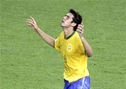 Kaká, destaque da Seleção Brasileira na Estréia na Copa do Mundo de 2006