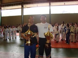 Técnico da Seleção mineira Rui Parente e o Professor Teófilo Piau