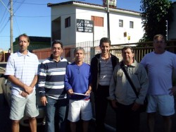 Roberto, Fabinho, Dércio, Walério, Ronie Von e Romeu