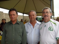 Júlio Macedo, Geraldo Medeiros (Lalá) e Élcio Caixeta de Araújo