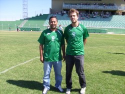 Sandro Lemes (diretor de futebol) e Tomás Mendes (supervisor)