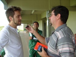 Thomás Mendes e Fausto Mundim (repórter)