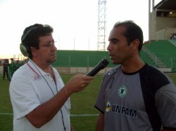 Fausto Mundim e Cláudio (que ainda não levou gol)