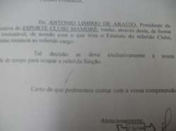 Carta de Antonio Límírio